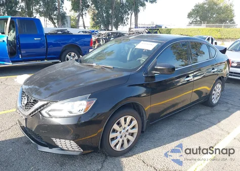 2016 Nissan Sentra S из США, поврежденный, VIN 3N1AB7AP4GY302347